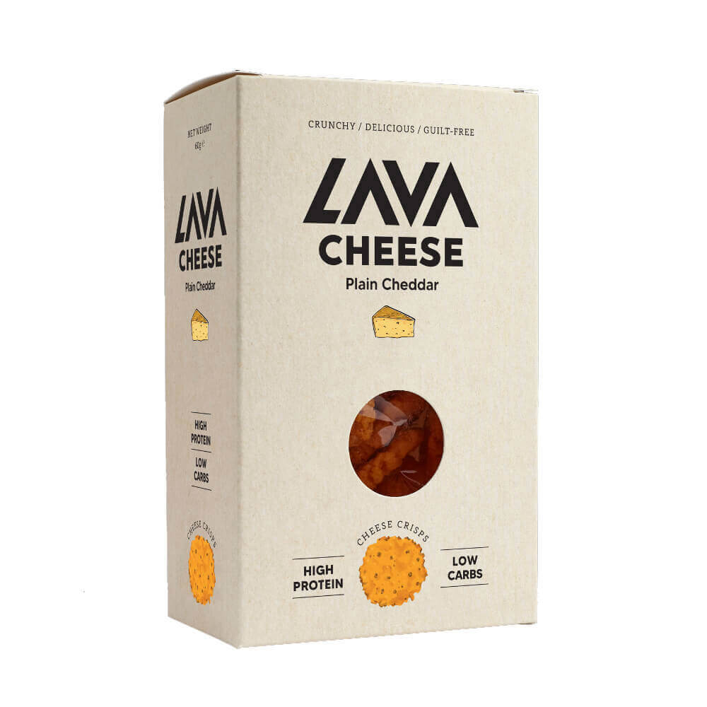 Lava Cheese Plain Cheddar Melt Crackers